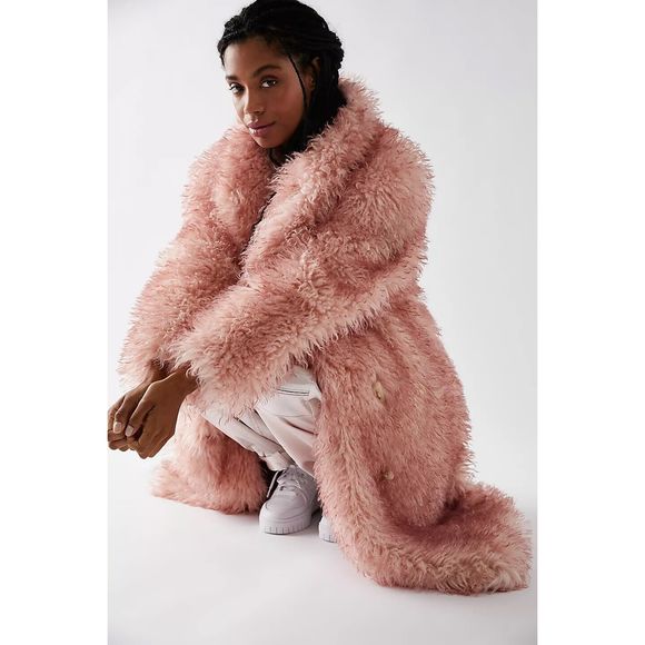 Free People Helena Shearling Coat $800